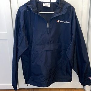 Champion 3/4 zip windbreaker